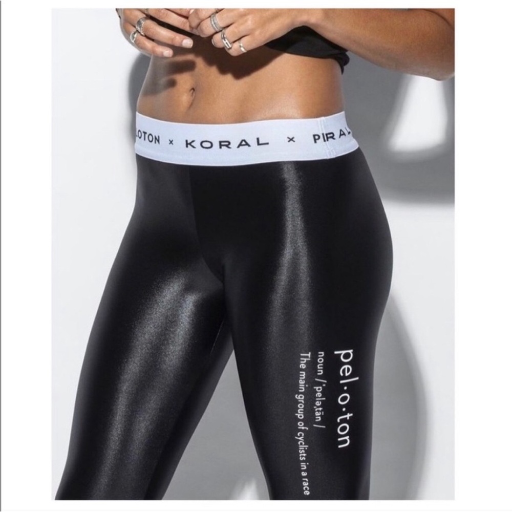 Peloton x Koral Black Cyclist Infinity Legging Size Small